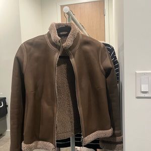The Row Lambskin Sherling Jacket size 0-2
